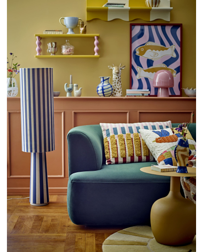 Lampadaire Bloomingville Emmie en Polyester - Bleu