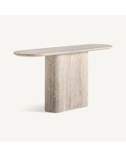 Console Thiennes en travertin - Brun clair