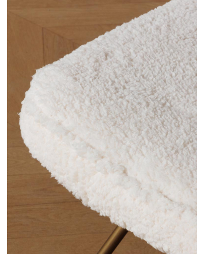 Fauteuil Nuuk en Polyester - Blanc