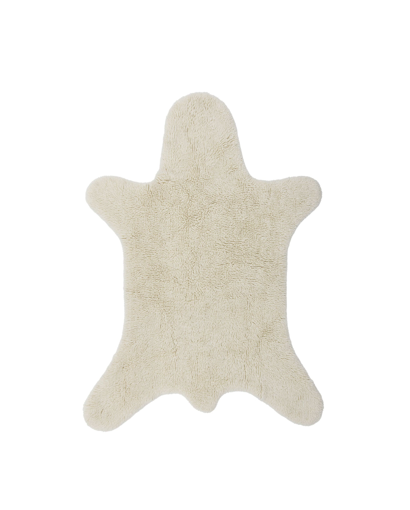 Tapis Bloomingville Bear en Laine - Blanc Tapis Bloomingville Bear en Laine - Blanc