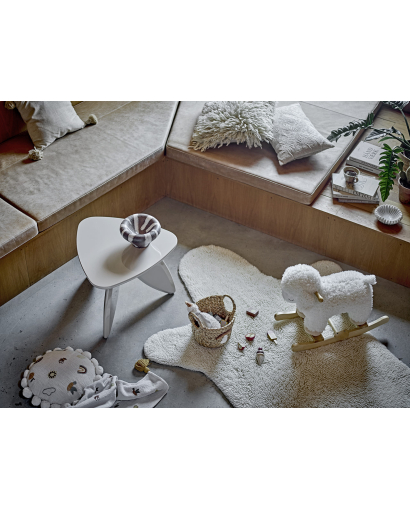 Tapis Bloomingville Bear en Laine - Blanc