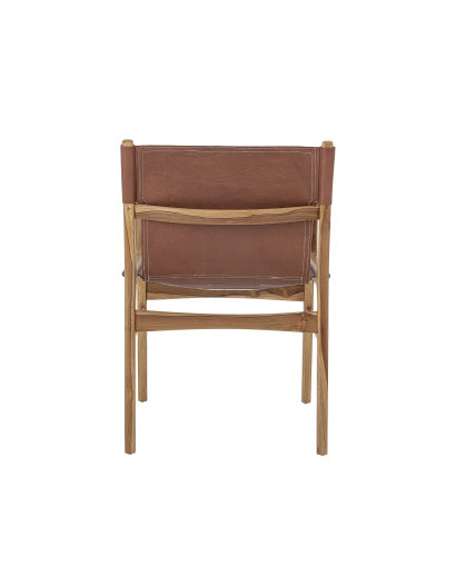 Chaise de salon Bloomingville Ollie en Cuir - Marron