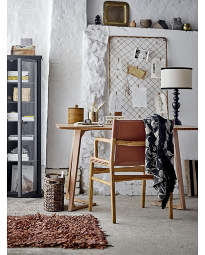 Chaise de salon Bloomingville Ollie en Cuir - Marron