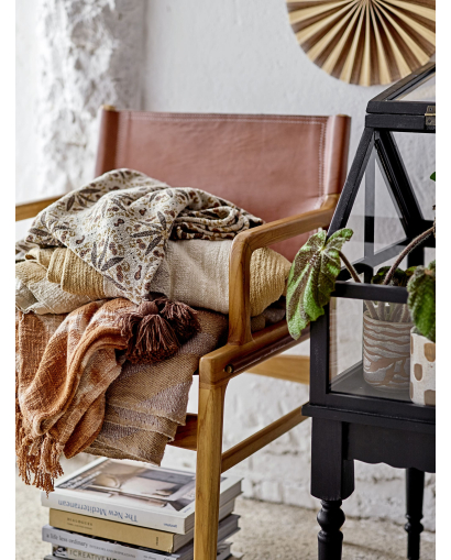 Chaise de salon Bloomingville Ollie en Cuir - Marron