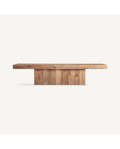 Table Basse Breive en Bois de Pin recyclé - Naturel