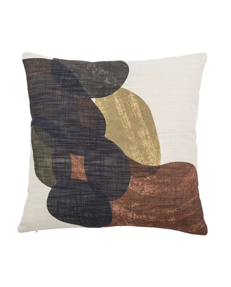 Coussin Bloomingville Arona en Polyester - Marron Coussin Bloomingville Arona en Polyester - Marron