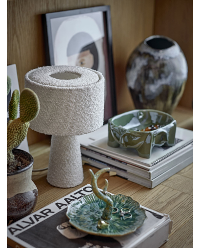 Lampe de table Bloomingville Emmie en Polyester - Blanc