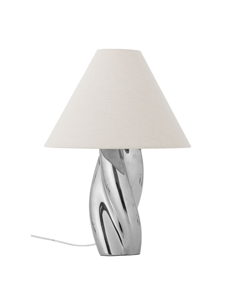Lampe de table Bloomingville Silva en Grès - Argent Lampe de table Bloomingville Silva en Grès - Argent
