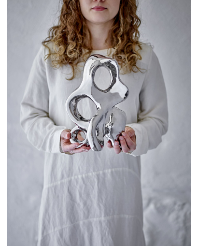 Déco Vinini Bloomingville en Grès - Argent