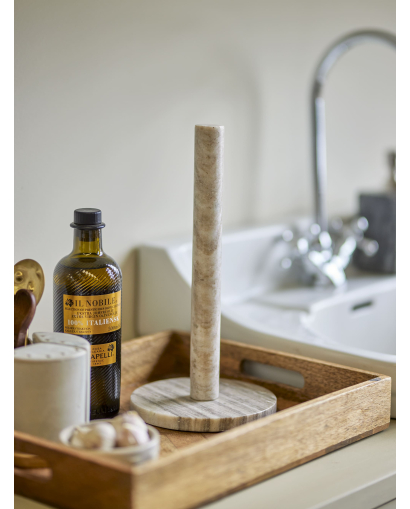 Socle d’essuie-tout Bloomingville Emy en Marbre - Naturel