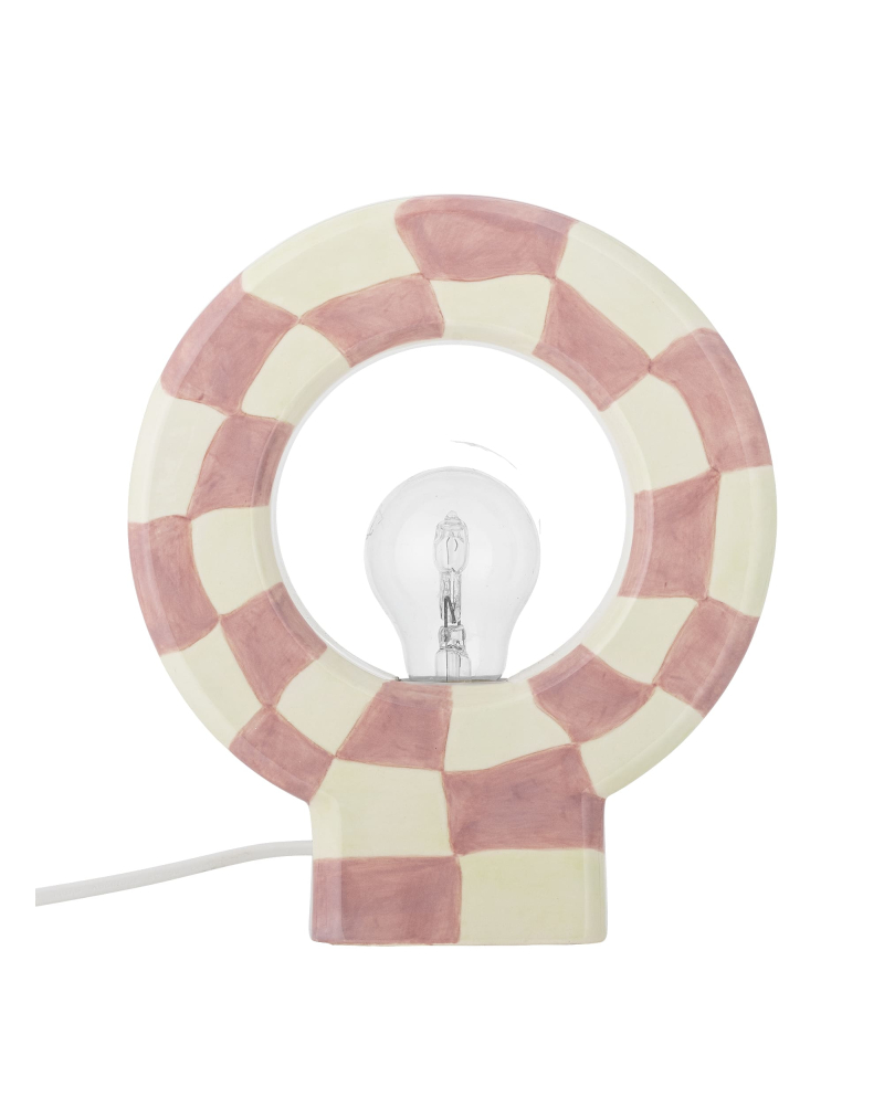 Lampe de table Bloomingville Vialini en Grès - Rose