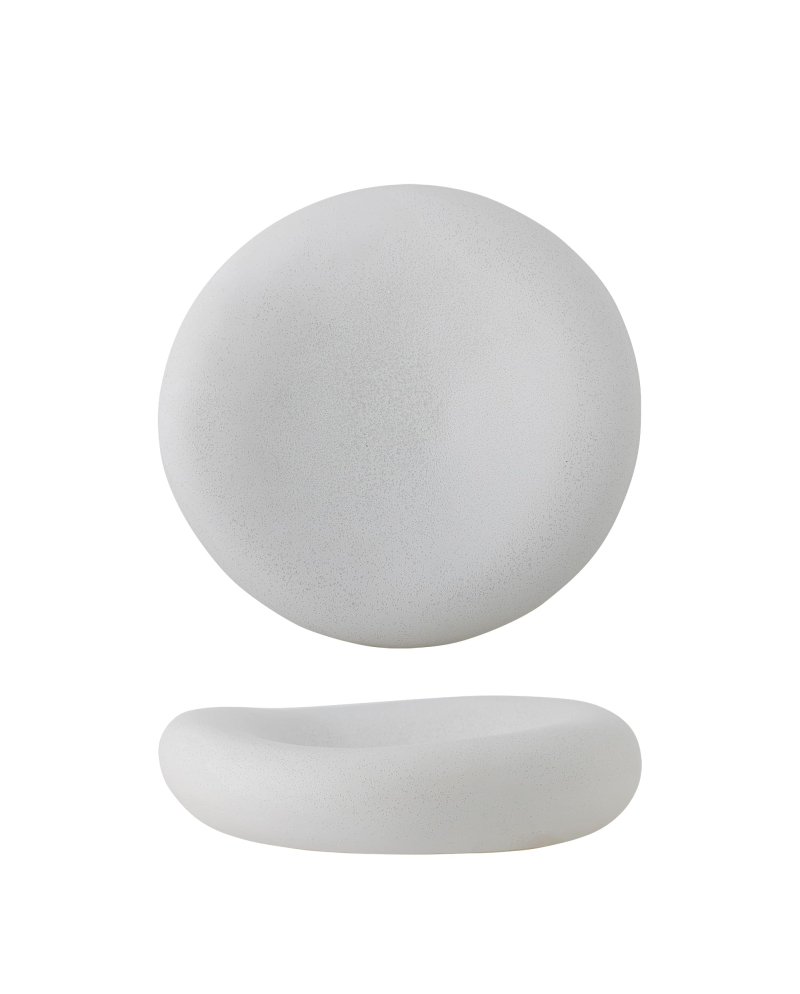 Bol Bloomingville Audra en Grès - Blanc