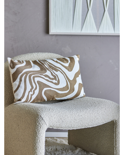 Coussin Bloomingville Aba en Coton - Brun Clair