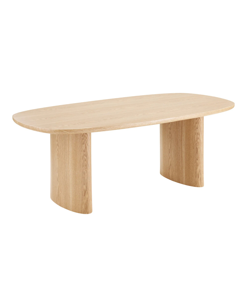 Table de Salle à Manger Serra en bois de Frêne - Naturel