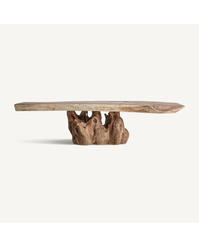 Table Basse Kanye en Bois de Suar - Naturel