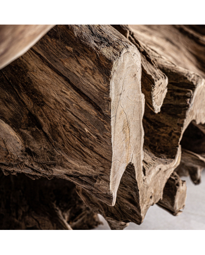 Table Basse Kanye en Bois de Suar - Naturel