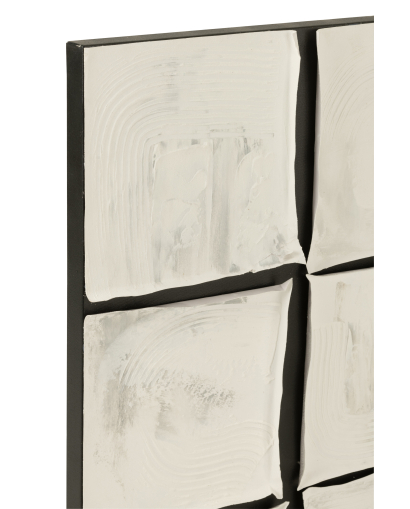 Toile Carre Acrylique - Noir et Blanc