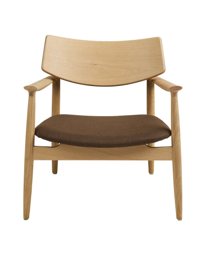 Fauteuil Lounge Olvera en Bois de Chêne - Naturel et Marron