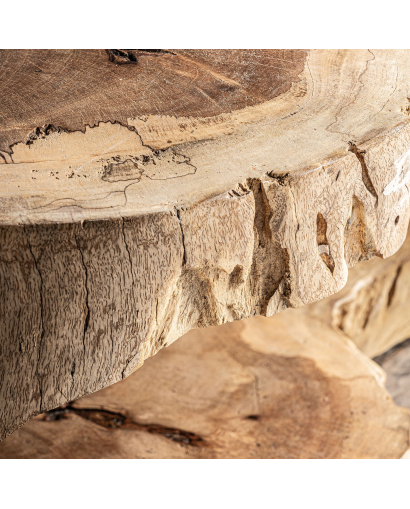 Table Basse Khaled en Bois Suar - Naturel