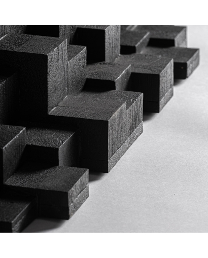 Table de Salon Pietra en Bois de manguier - Noir