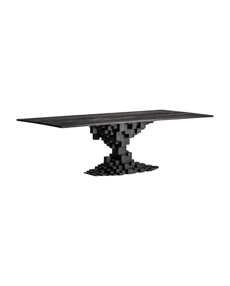 Table de Salon Pietra en Bois de manguier - Noir