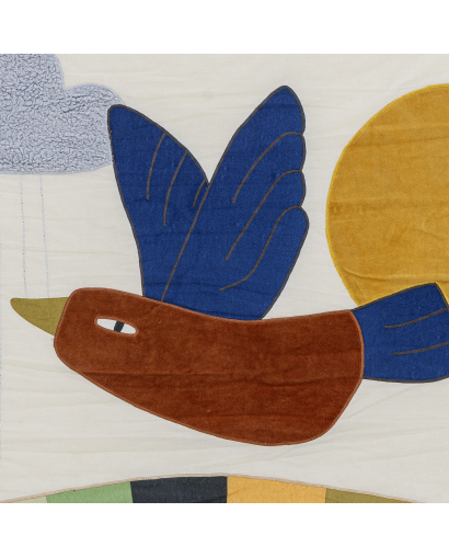 Déco murale Bloomingville Colorine en Coton - Multi couleurs