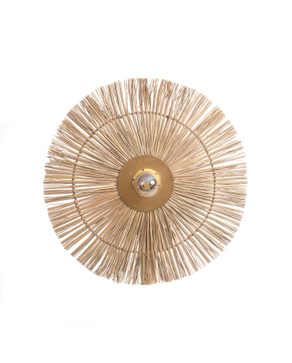 Applique Murale Beausoleil - Or et Naturel - Taille M