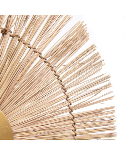 Applique Murale Beausoleil - Or et Naturel - Taille M