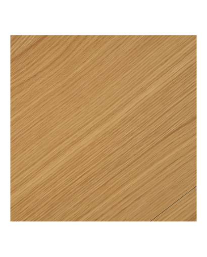 Table à manger Bundaberg en placage de chêne - Naturel