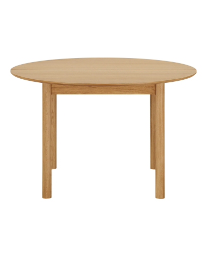 Table à manger Bundaberg en placage de chêne - Naturel