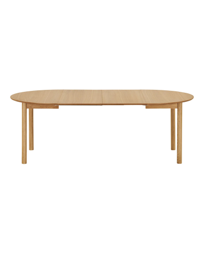 Table à manger Bundaberg en placage de chêne - Naturel