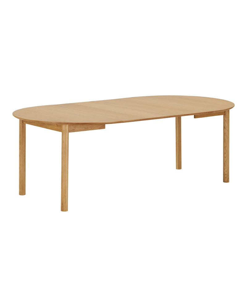 Table à manger Bundaberg en placage de chêne - Naturel