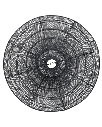 Suspension Macaron - Noir - Taille XL