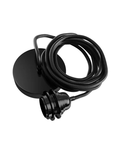 Suspension Macaron - Noir - Taille XL