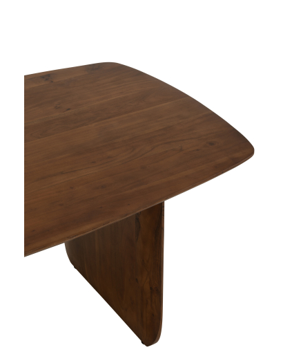 Table À Manger Bois D'acacia - Marron