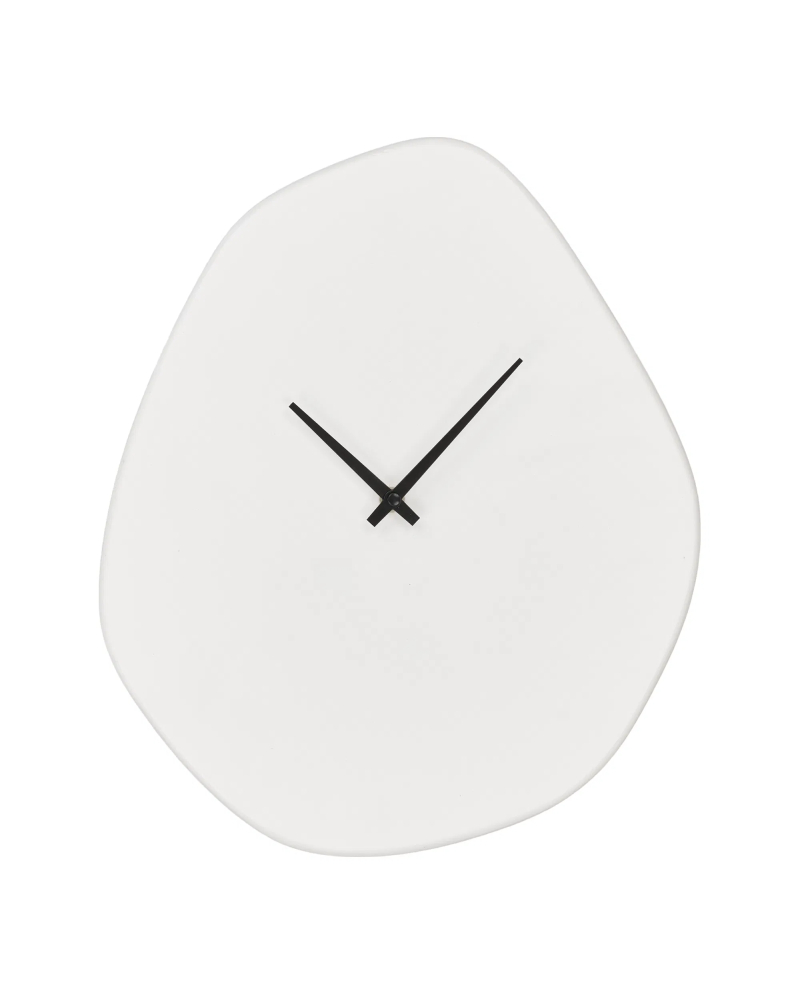 Horloge Murale Vienna en Ciment - Blanc cassé