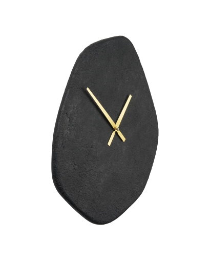 Horloge Murale Vienna en Ciment - Noir