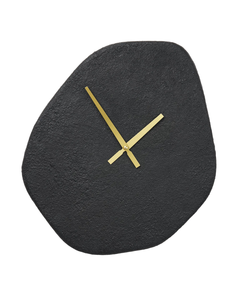 Horloge Murale Vienna en Ciment - Noir