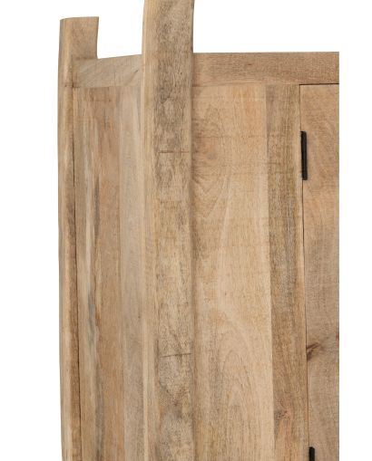 Meuble Armoire Silex Bois De Manguier - Naturel