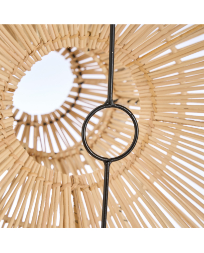 La Suspension Matcha Whisk en Rotin - Naturel - Taille L