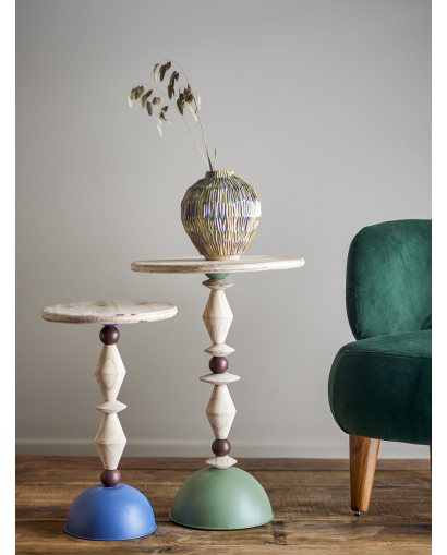 Table d'appoint Bloomingville Mannelli en Bois de sapin - Vert