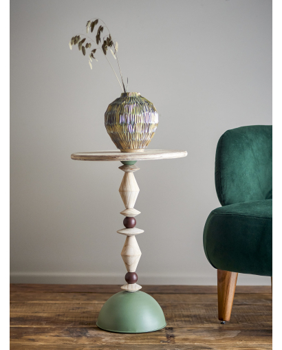 Table d'appoint Bloomingville Mannelli en Bois de sapin - Vert