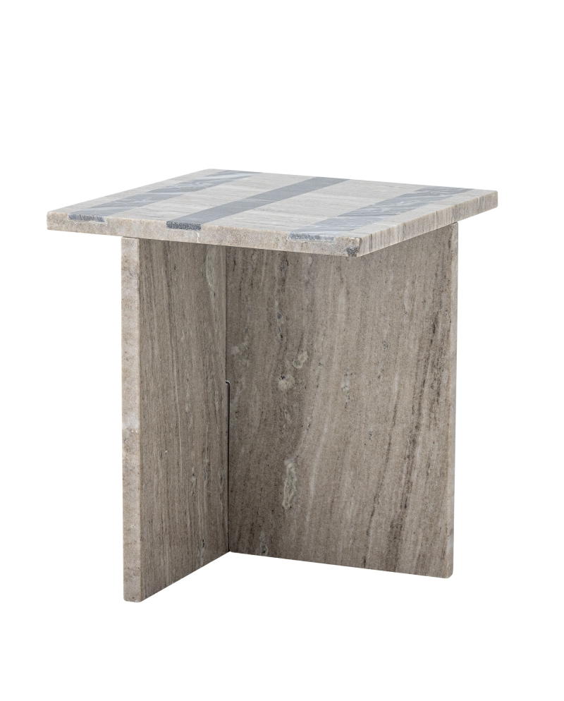 Table d'appoint Bloomingville Clea en Marbre - Marron