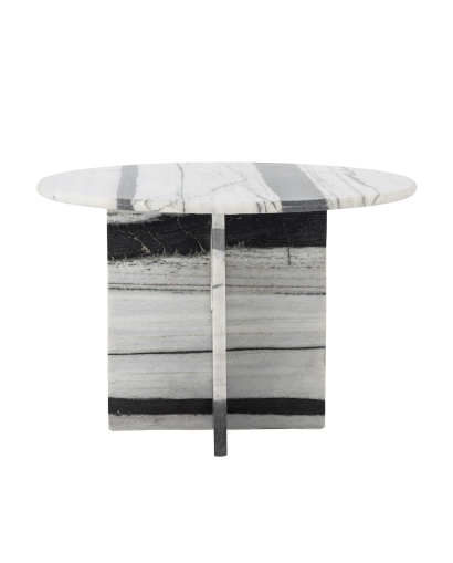 Table Basse Bloomingville Rosito en Marbre - Noir et Blanc