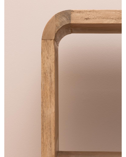 Etagère arrondie Losail 4 étages - Naturel