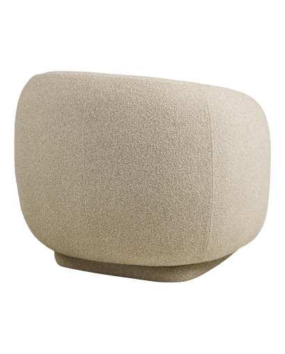 Fauteuil Lounge Pivotant Hawkes - Sable