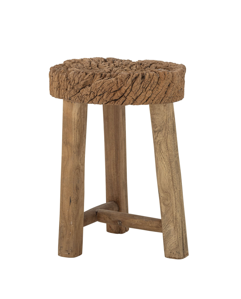 Tabouret Bloomingville Delray en Bois Recyclé - Naturel