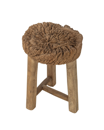 Tabouret Bloomingville Delray en Bois Recyclé - Naturel