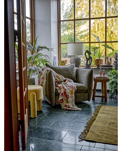Tabouret Bloomingville Delray en Bois Recyclé - Naturel