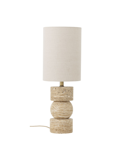 Lampe de table Bloomingville Marci en Travertin - Naturel